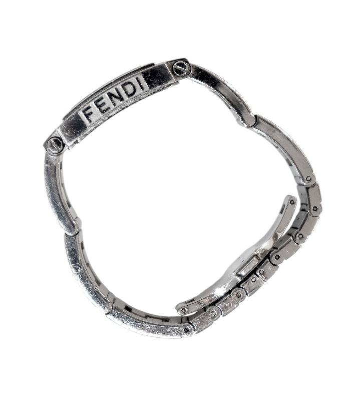 Fendi 30mm Quadrato Steel Quartz Watch