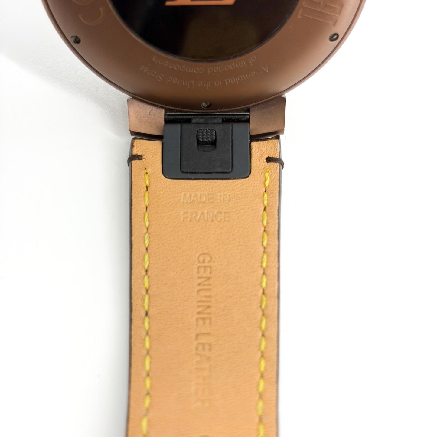 Louis Vuitton Tambour Horizon Matte Brown Monogram Canvas Strap