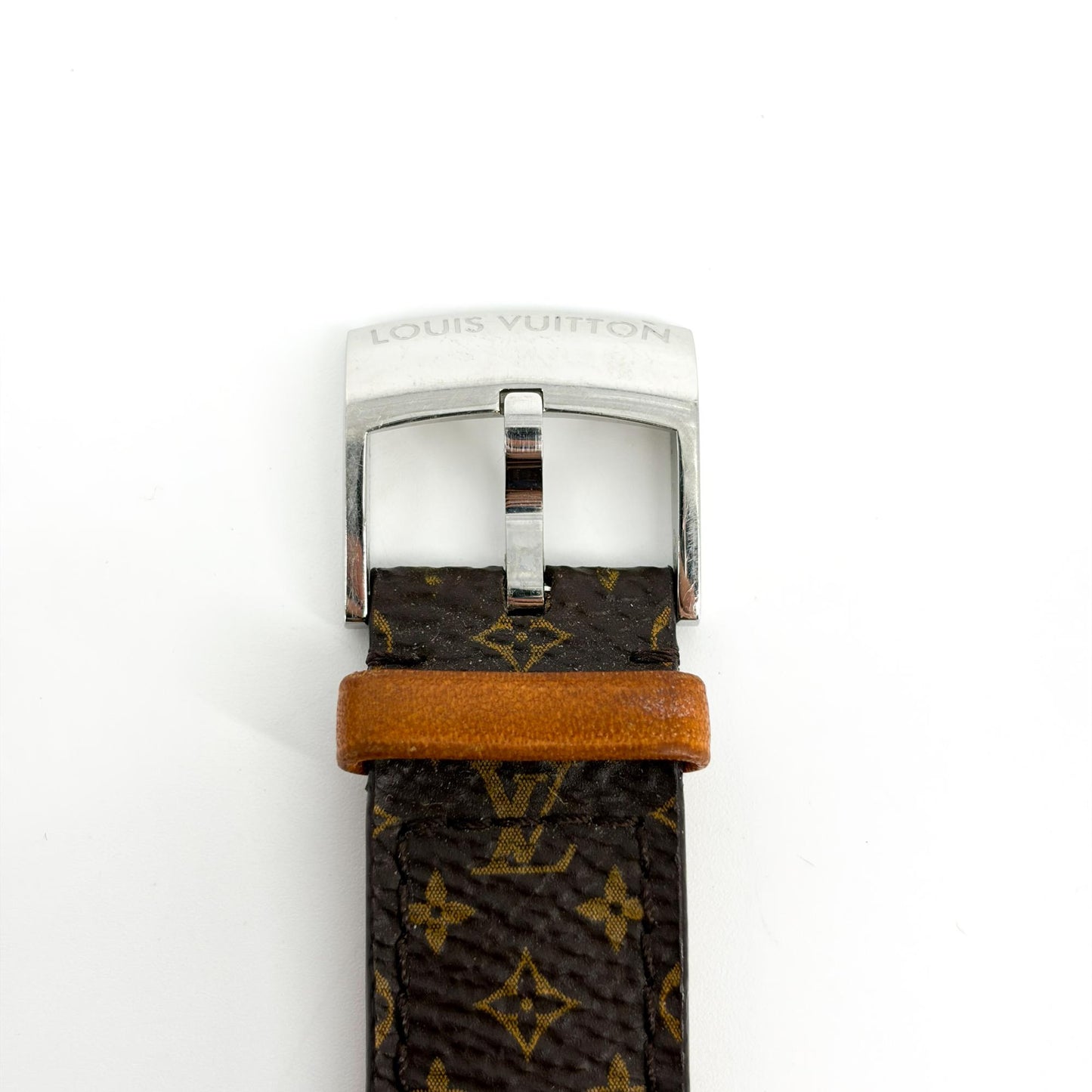 Louis Vuitton Tambour Horizon Matte Brown Monogram Canvas Strap