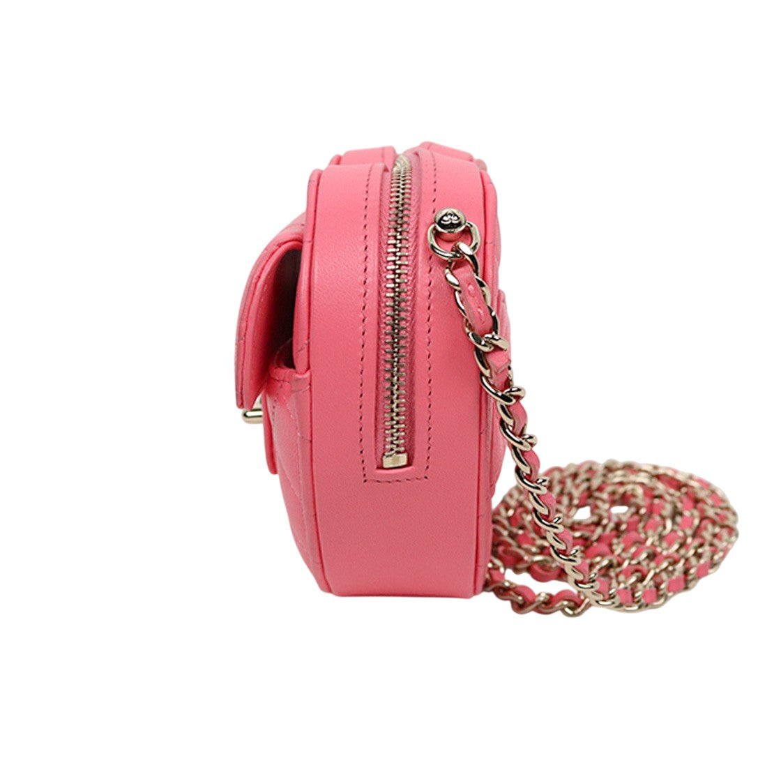 Chanel Pink Heart Crossbody Bag
