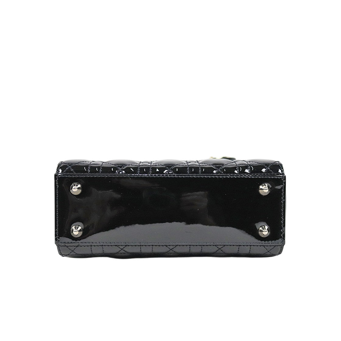 Dior Small Black Faden Lady Bag