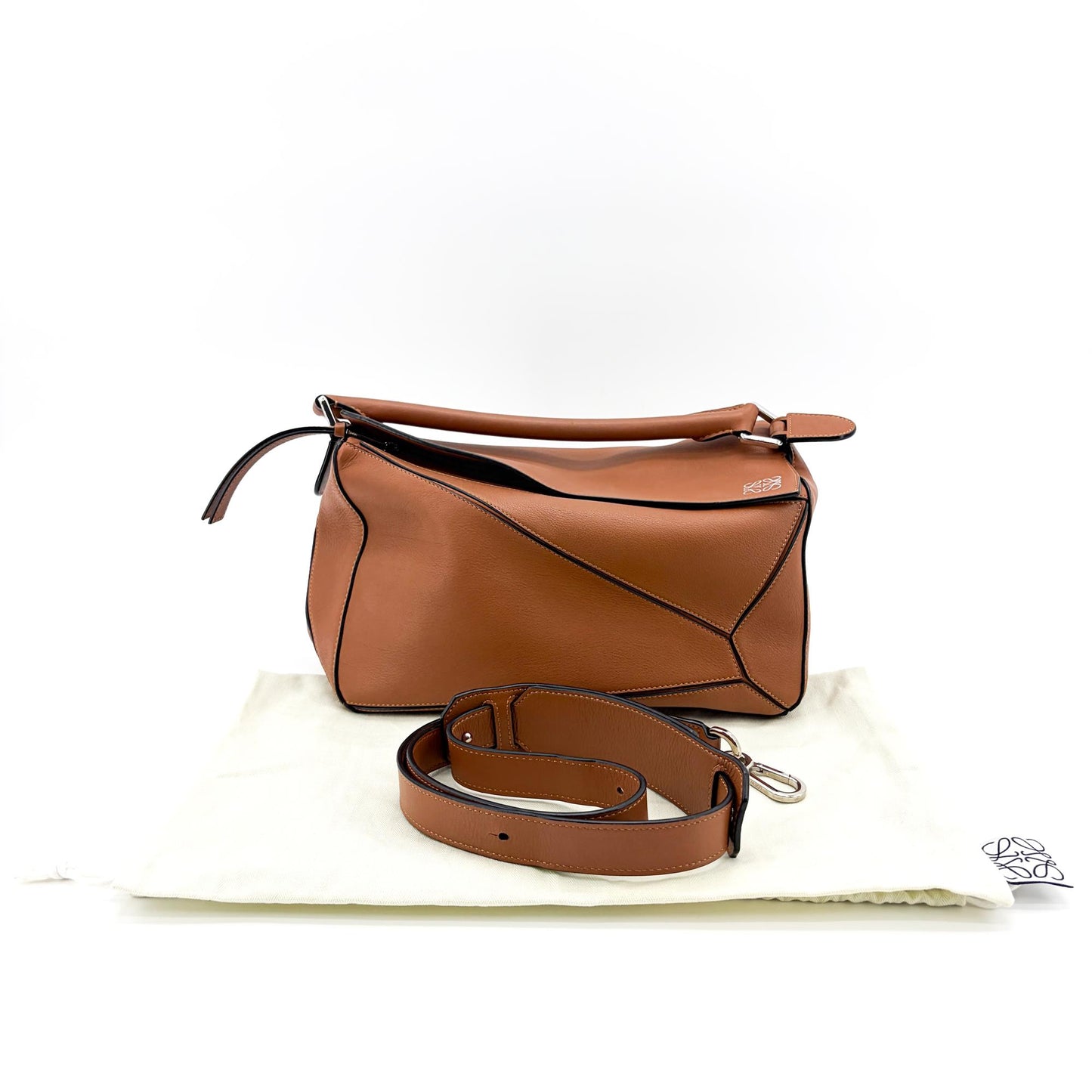 Loewe Medium Puzzle Bag Tan