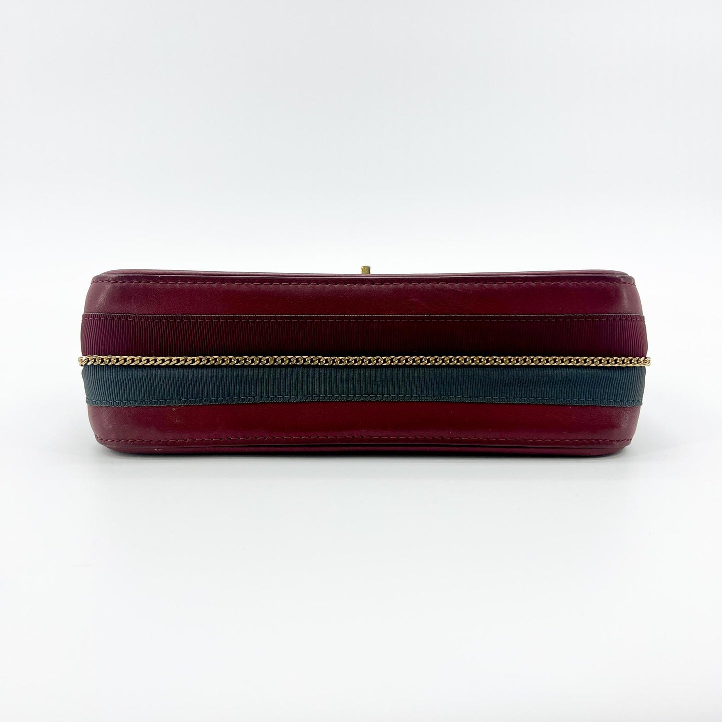 Chanel 2.55 Reissue Flap Bag 225 Burgundy Gold Hardware