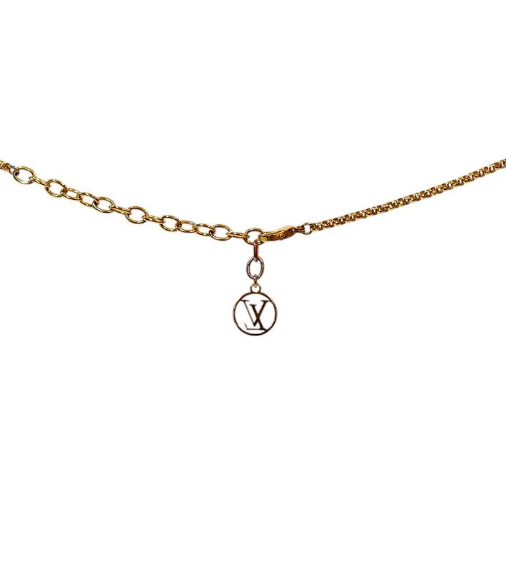 Louis Vuitton Louise by Night Gold Necklace