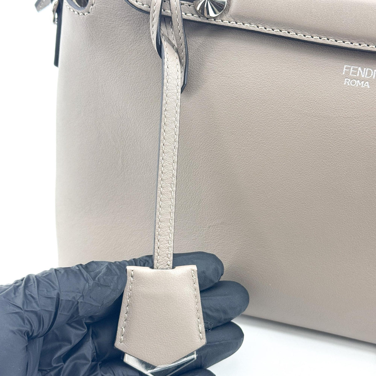 Fendi By The Way Medium Crossbody Bag Dove Grey