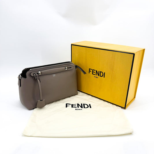 Fendi By The Way Medium Crossbody Bag Dove Grey