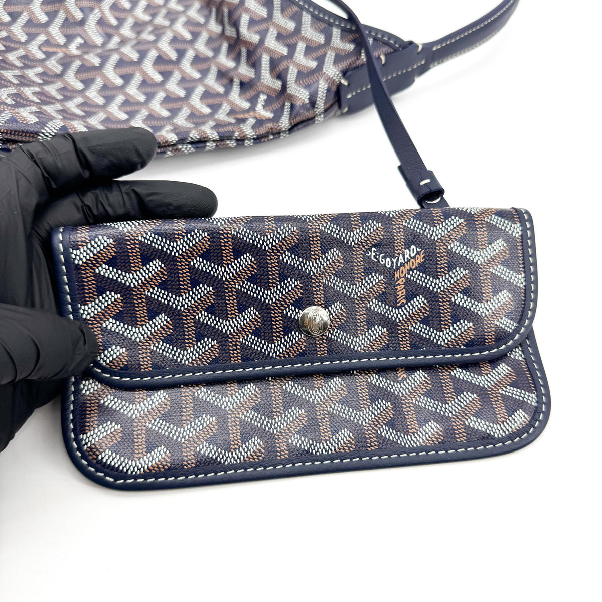 Goyard Boheme Hobo Bag Navy