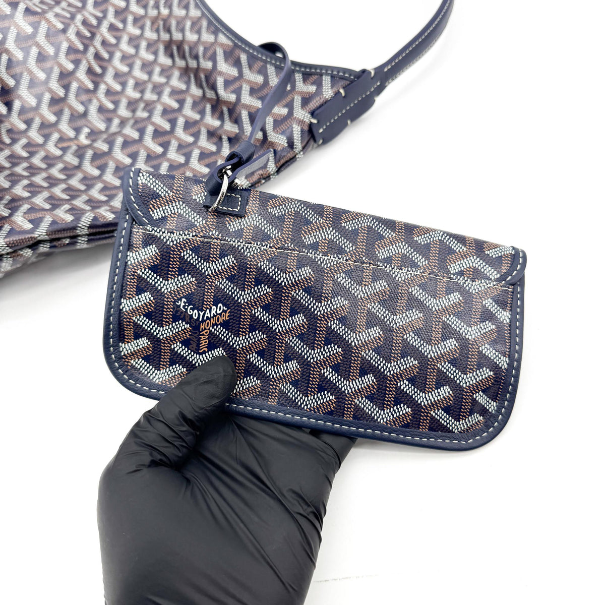 Goyard Boheme Hobo Bag Navy