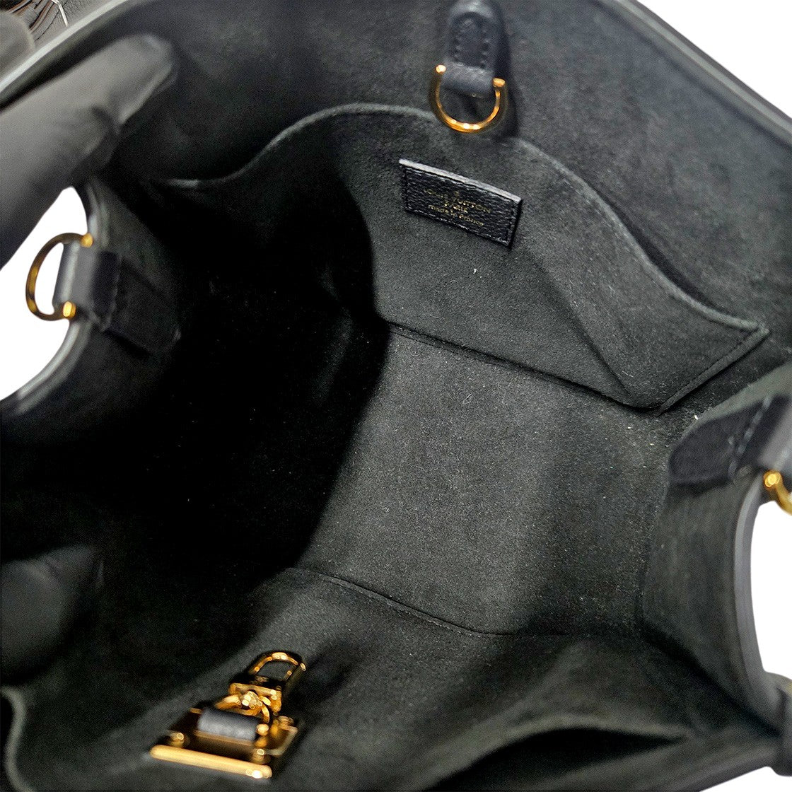 Louis Vuitton Black Rock & Go LockMe Tote Bag