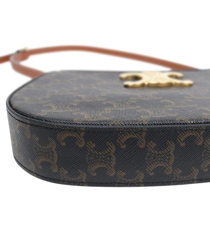 Celine Medium Triope Canvas Tilly Shoulder Bag in Canvas
