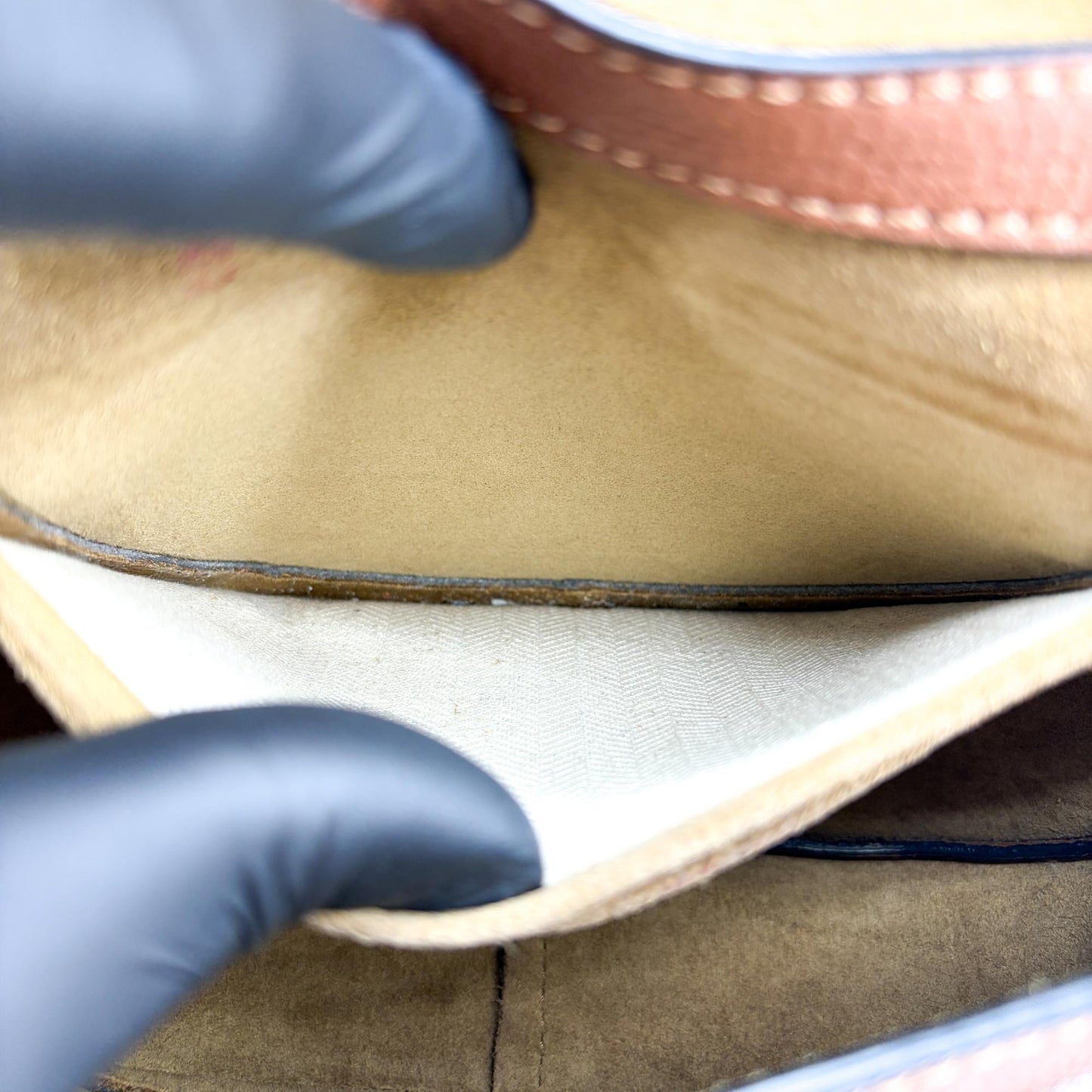 Loewe Mini Gate Dual Bag Tan