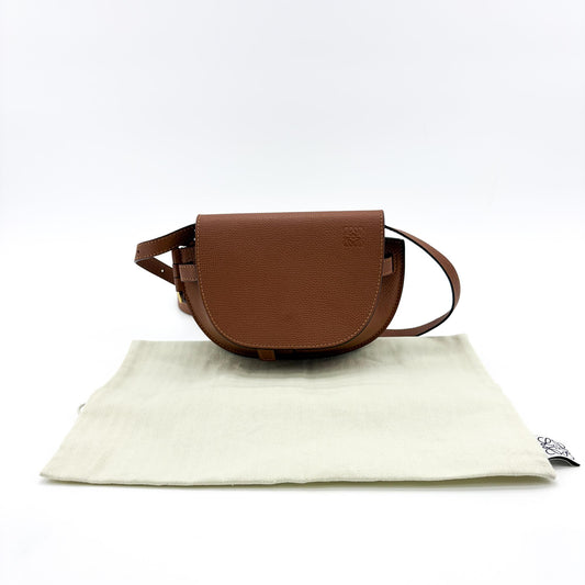 Sac Mini Gate Dual Loewe couleur Tan