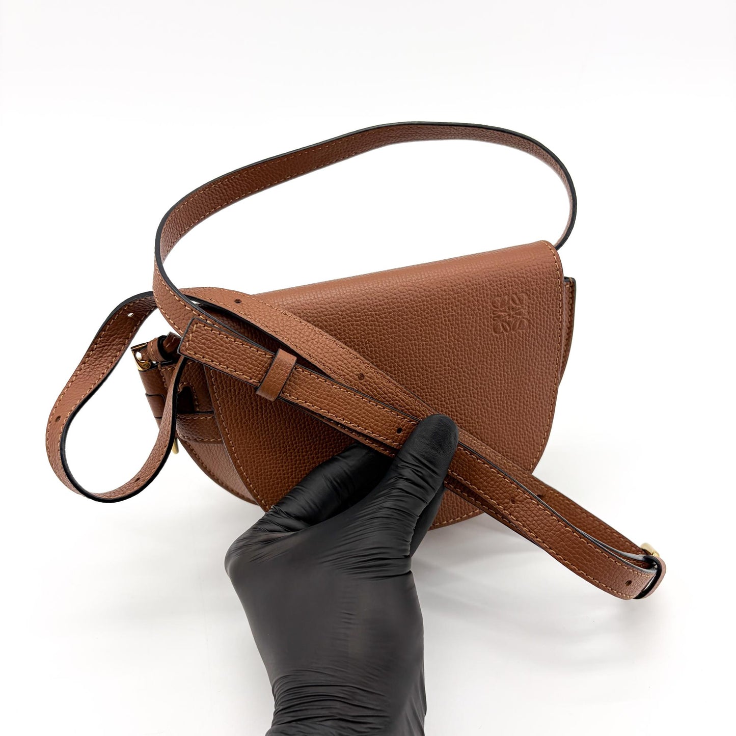 Loewe Mini Gate Dual Bag Tan