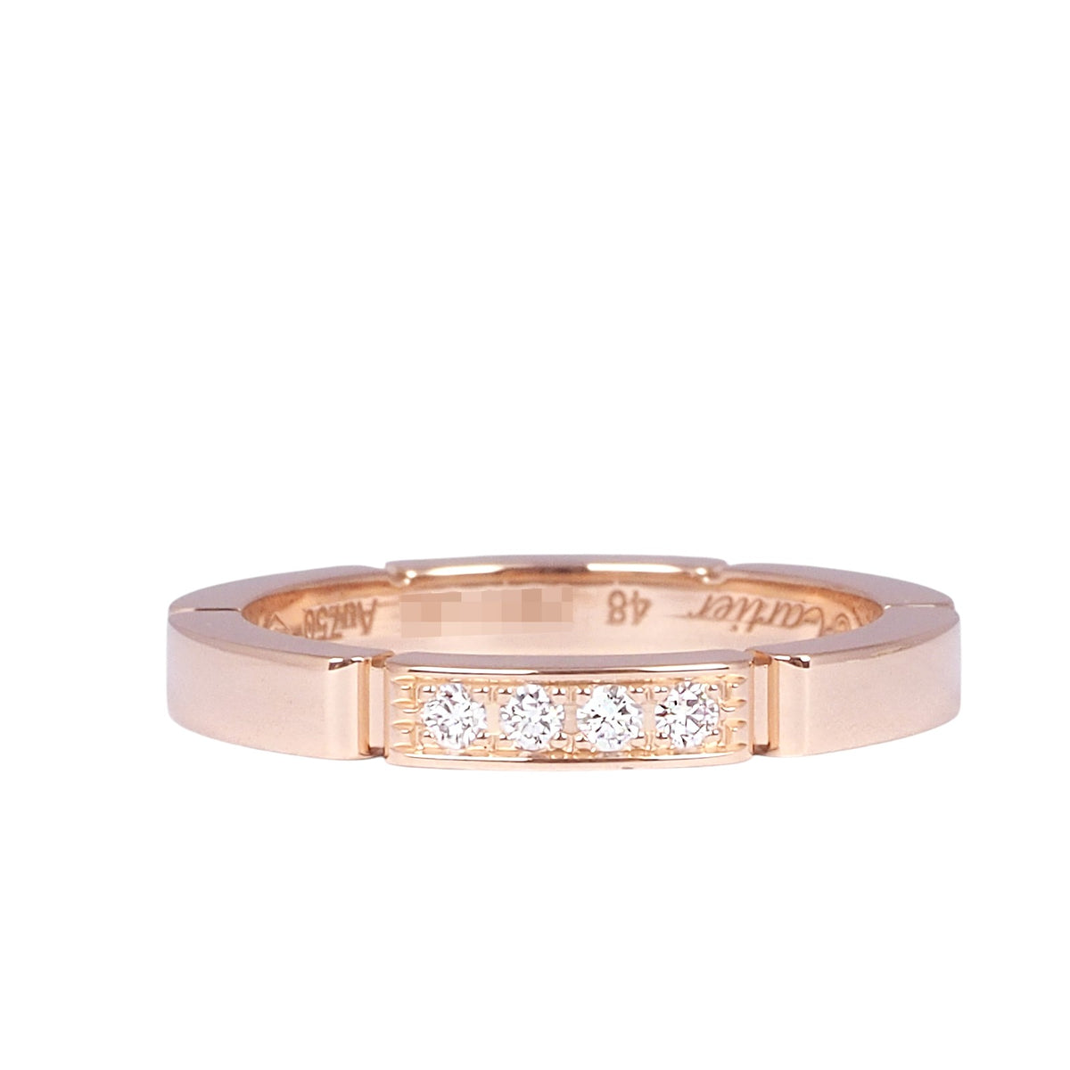 Cartier B4080500 Rose Gold Maillon Panthère Diamond Ring