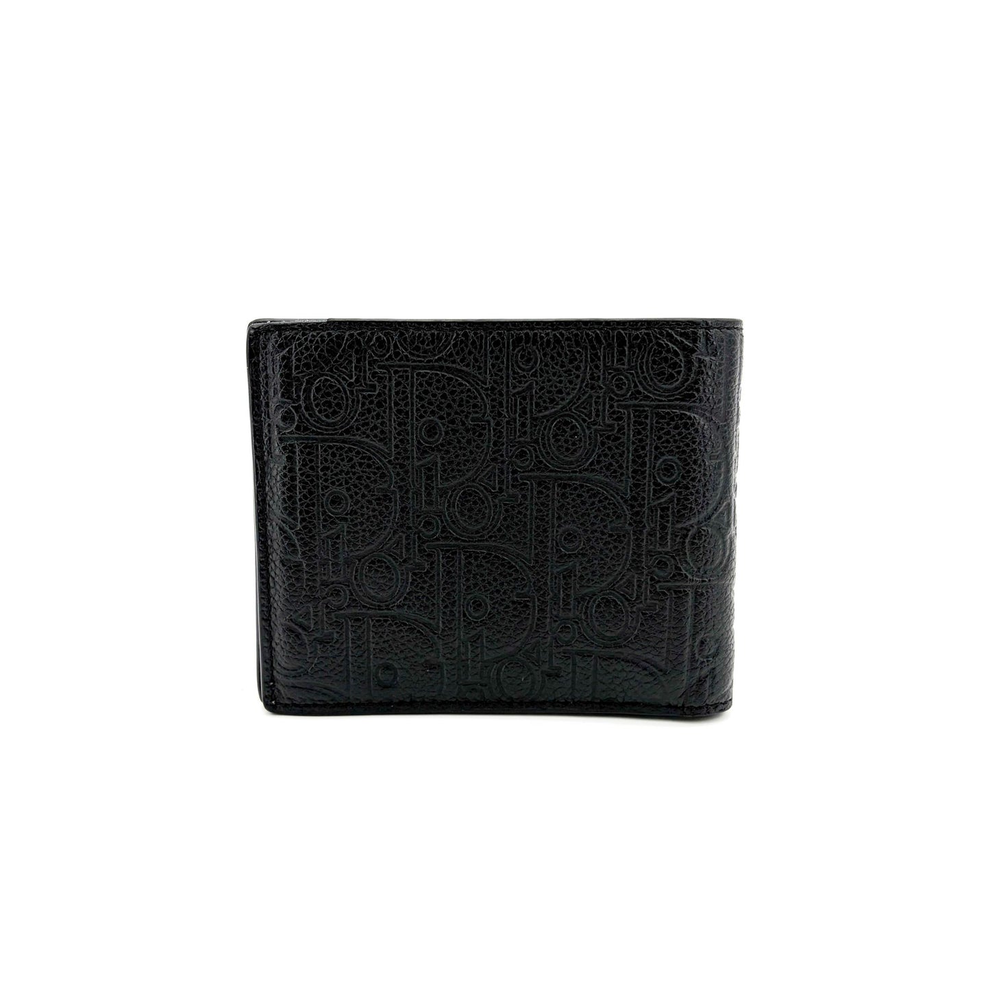 Dior Oblique Galaxy Bifold Wallet Black