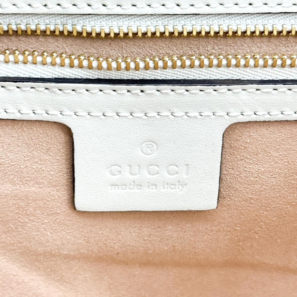 Gucci Padlock GG Medium Crossbody Bag White