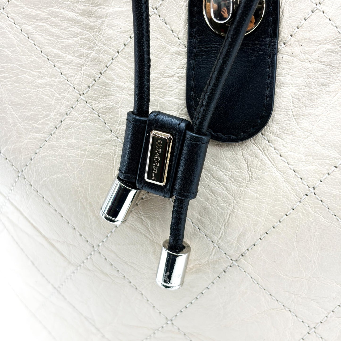 Chanel Urban Spirit Backpack Small Ivory Silver