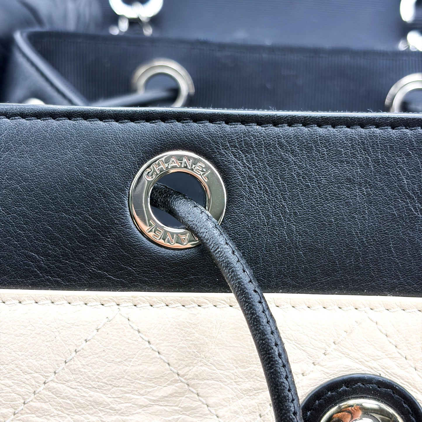 Chanel Urban Spirit Backpack Small Ivory Silver