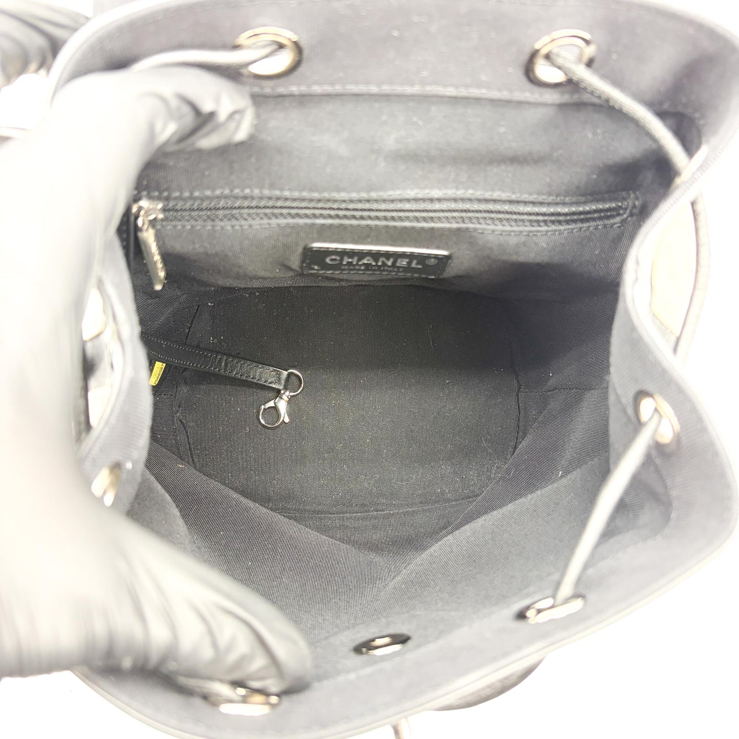 Chanel Urban Spirit Backpack Small Ivory Silver