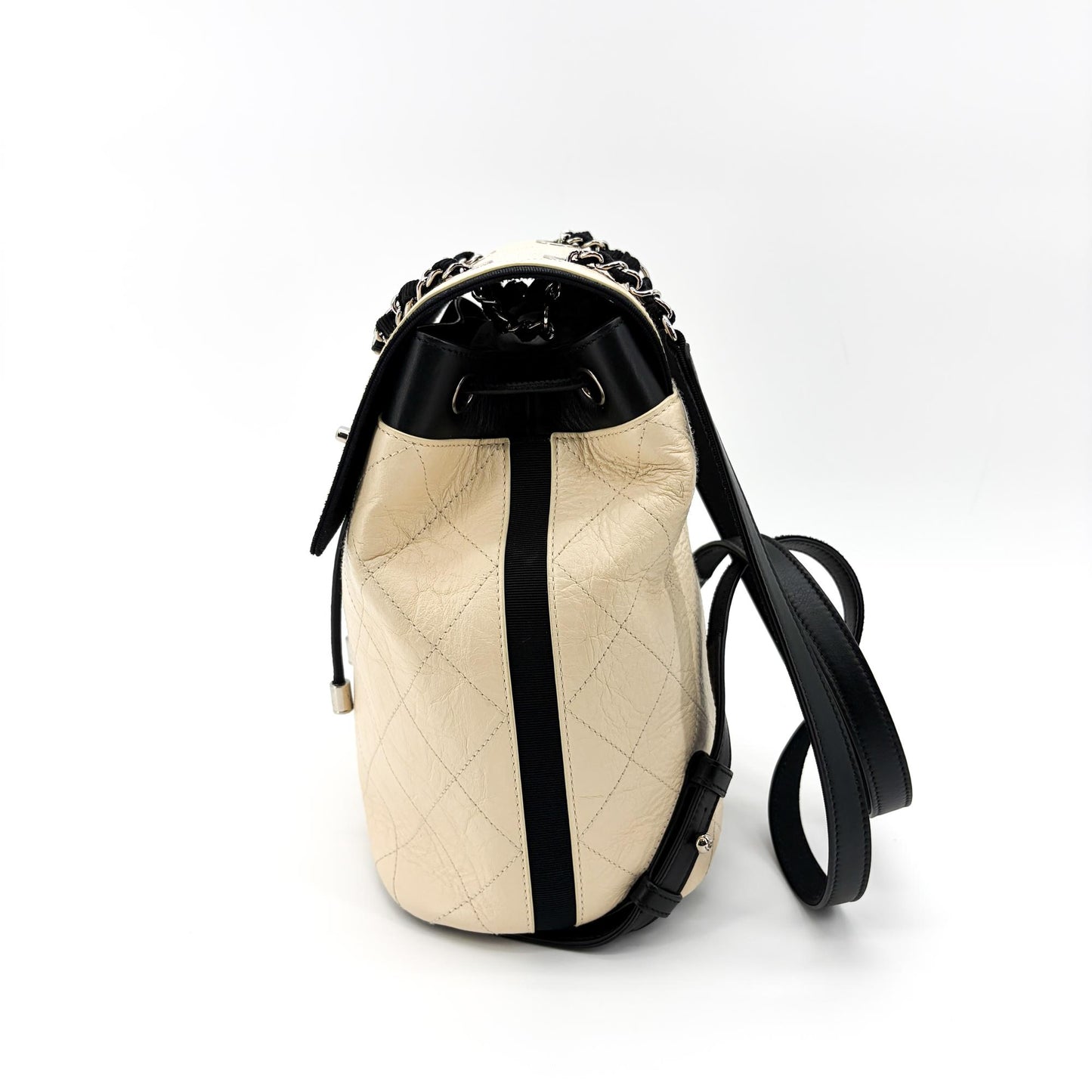 Chanel Urban Spirit Backpack Small Ivory Silver