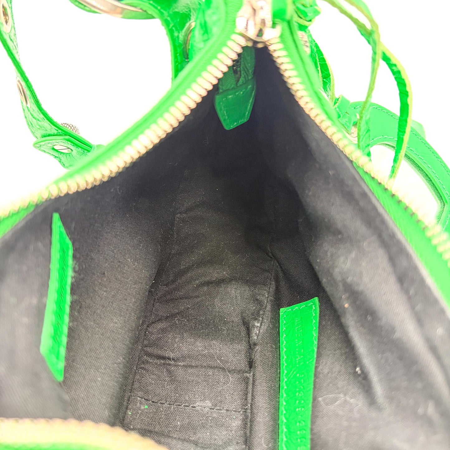 Balenciaga Le Cagol XS Shoulder Bag Bright Green