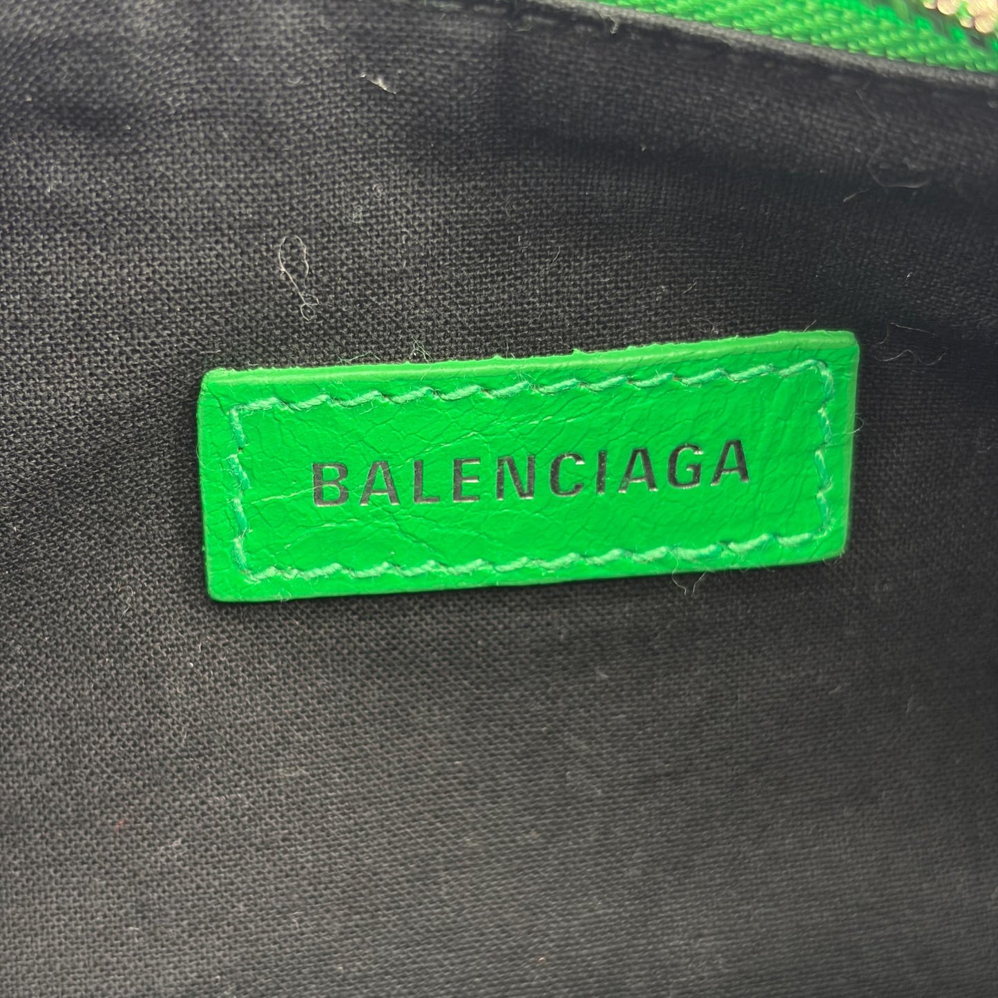 Balenciaga Le Cagol XS Shoulder Bag Bright Green