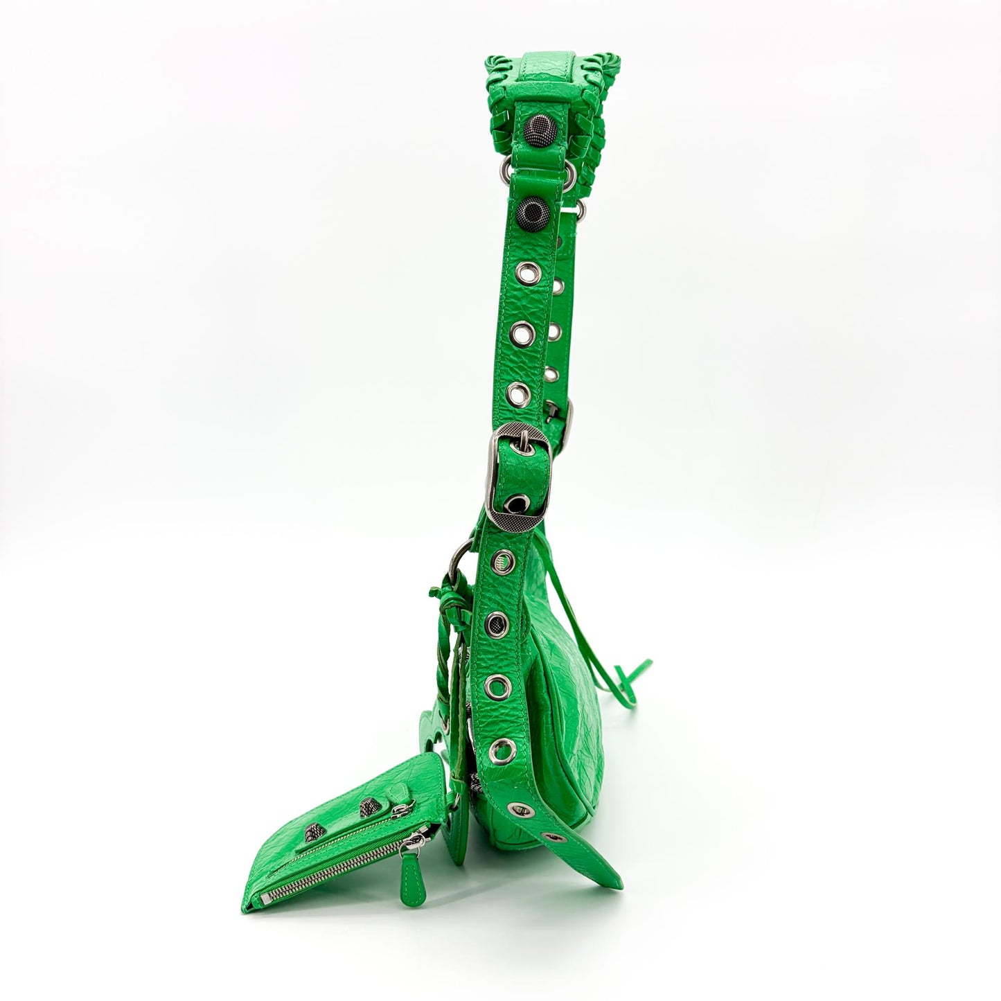 Balenciaga Le Cagol XS Shoulder Bag Bright Green