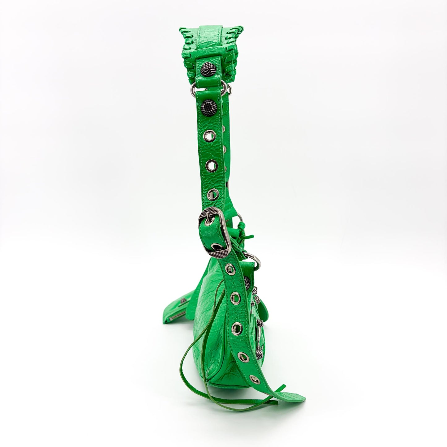 Balenciaga Le Cagol XS Shoulder Bag Bright Green