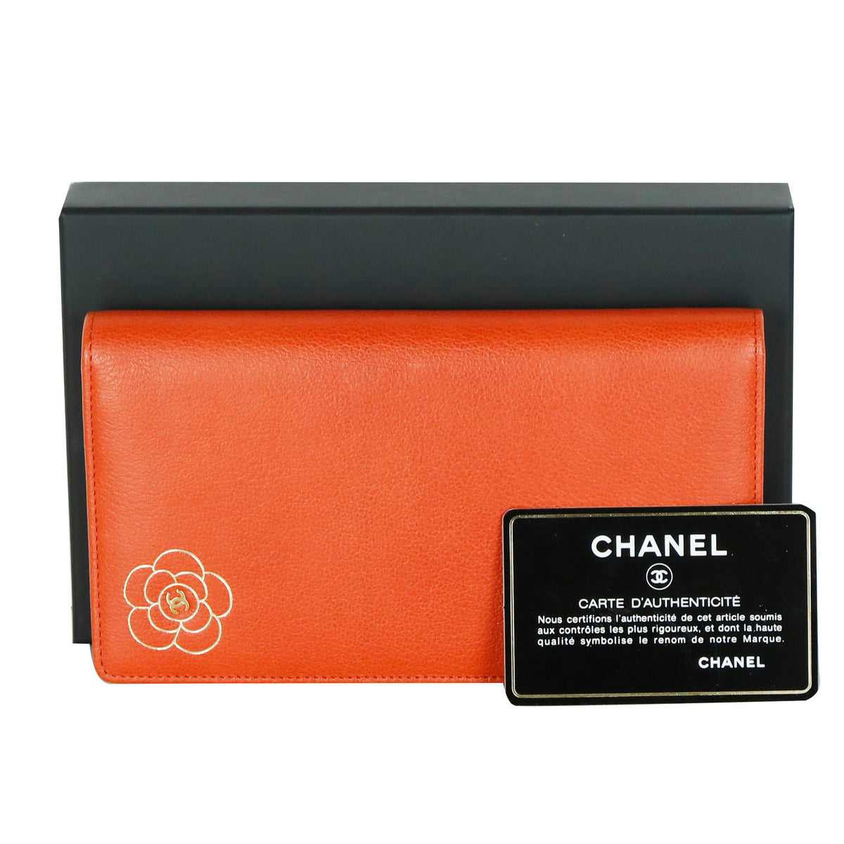 Camellia long wallet