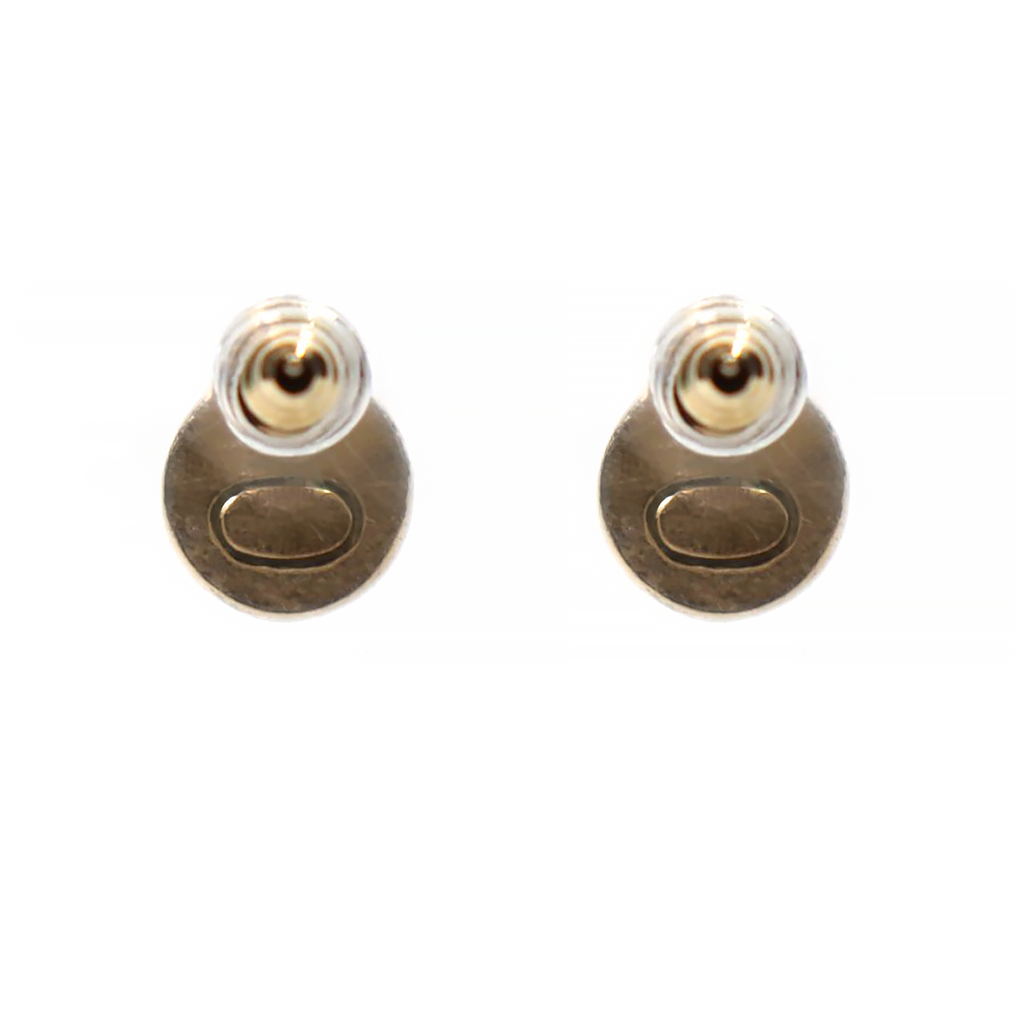 Chanel Round Cubic CC Earrings