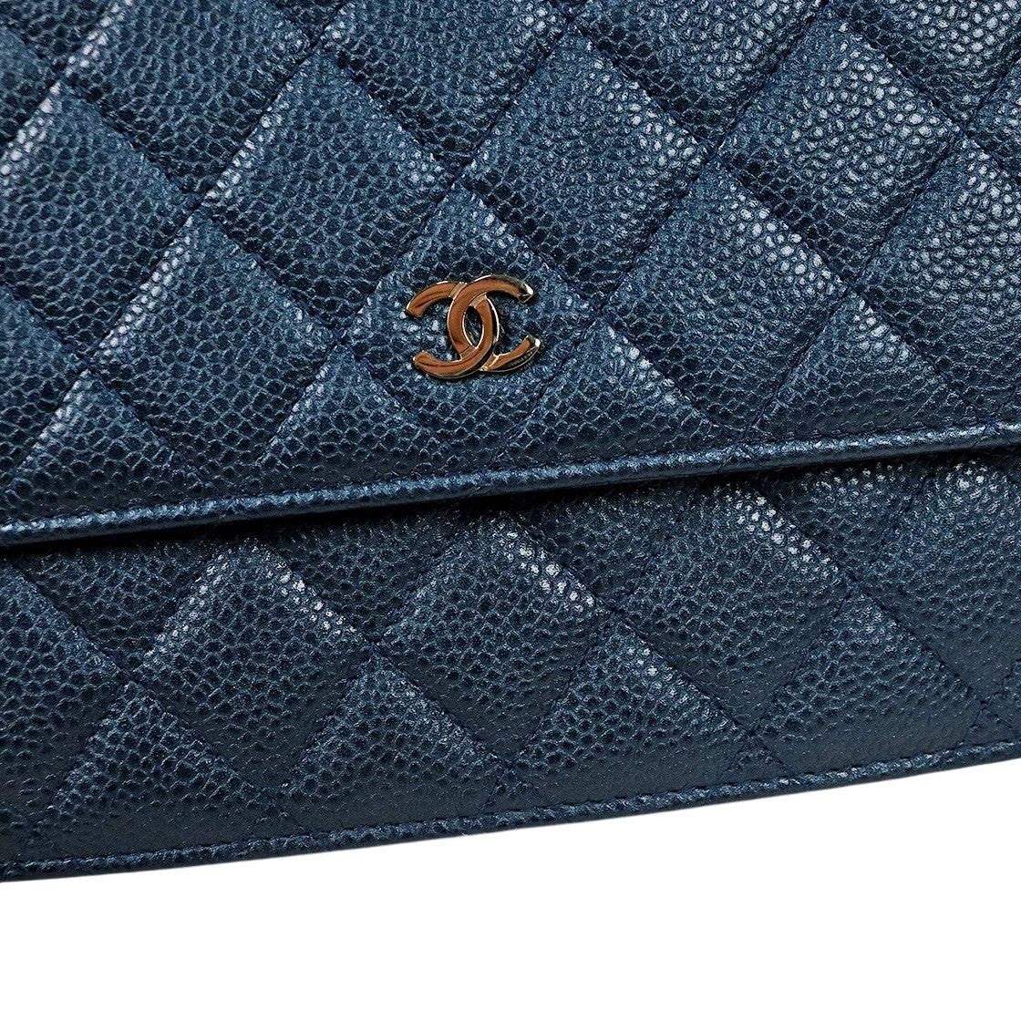 Chanel Navy Caviar WOC