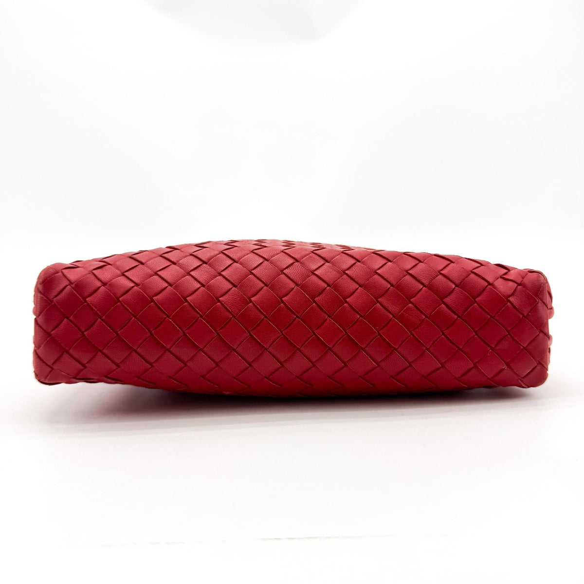 Bottega Veneta Intrecciato Nord Crossbody Bag Red