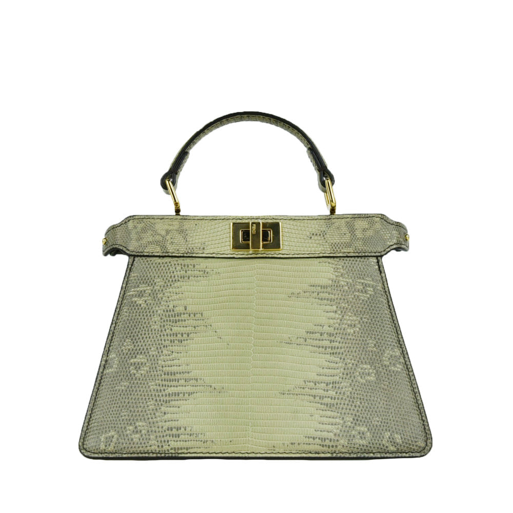 Lizard Peekaboo I See You Petite Tote Bag Crossbody Bag 8BN335