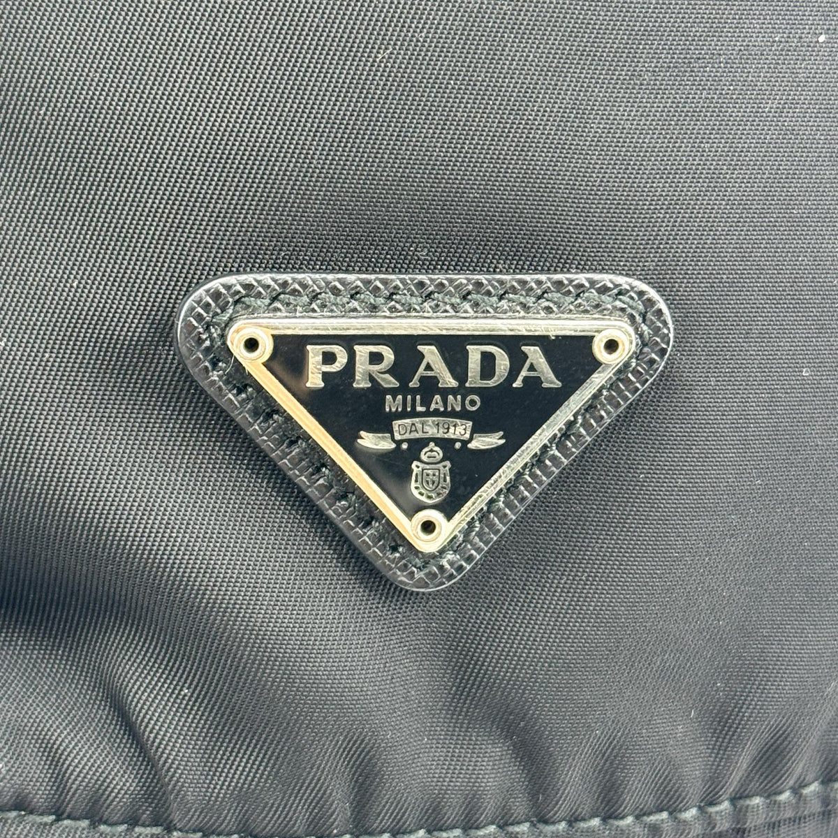 Prada Re-Nylon Drawstring Bucket Bag Black