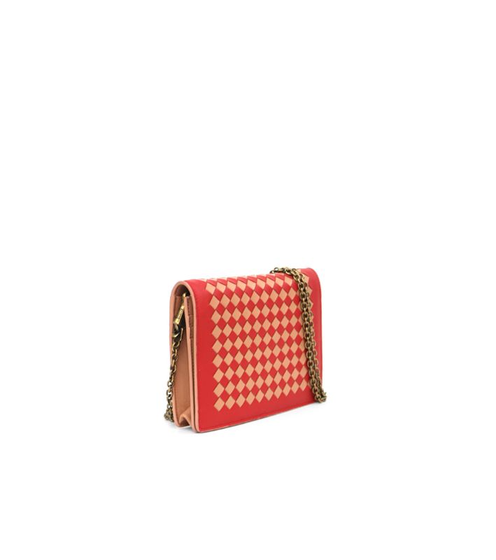 Bottega Veneta Red Shoulder Bag