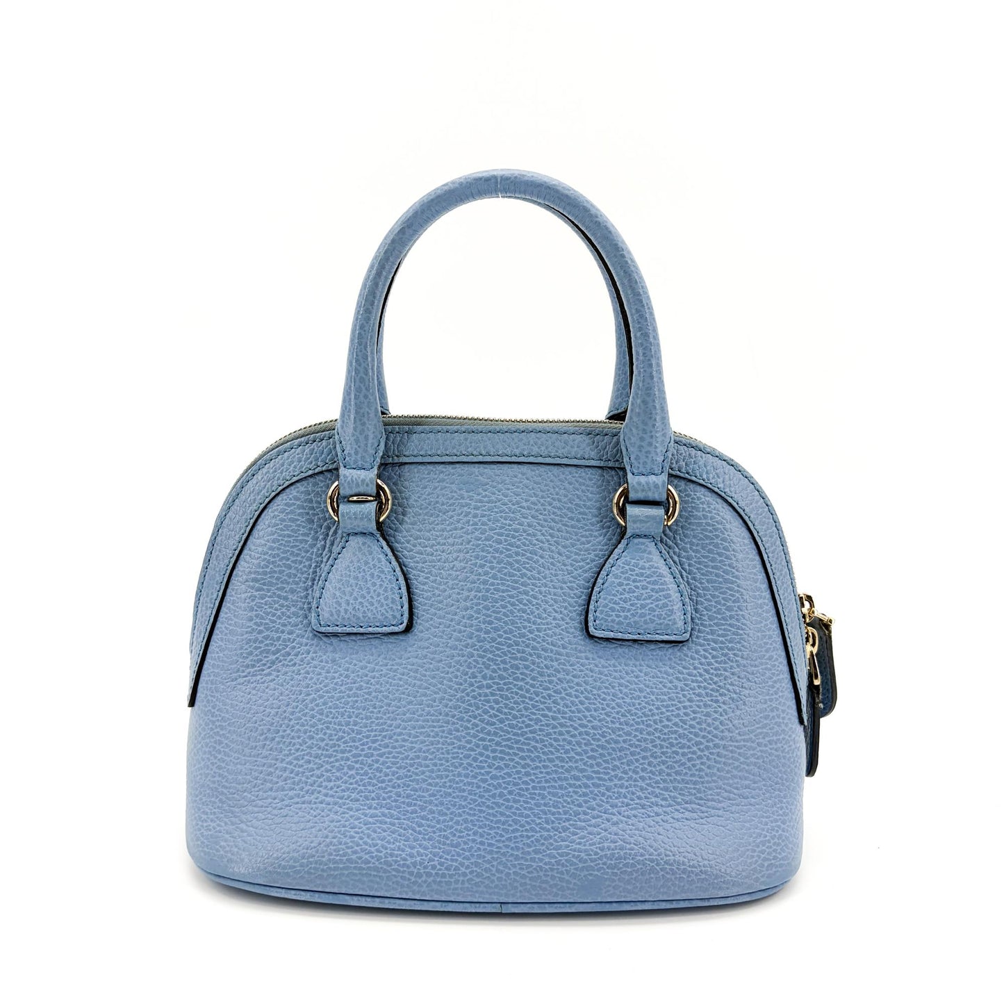 Gucci Dollar Calf Mini Dome Bag Light Blue