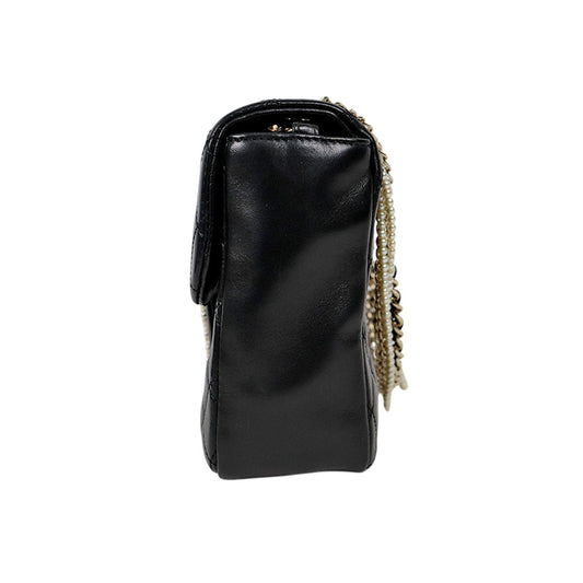 Chanel Black Lambskin Westminster Pearl CC Flap Bag