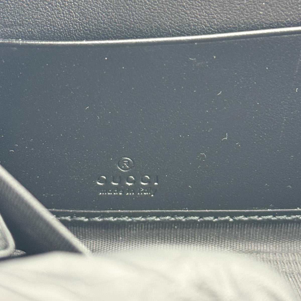 Gucci GG Marmont Zipper Around Long Wallet Black