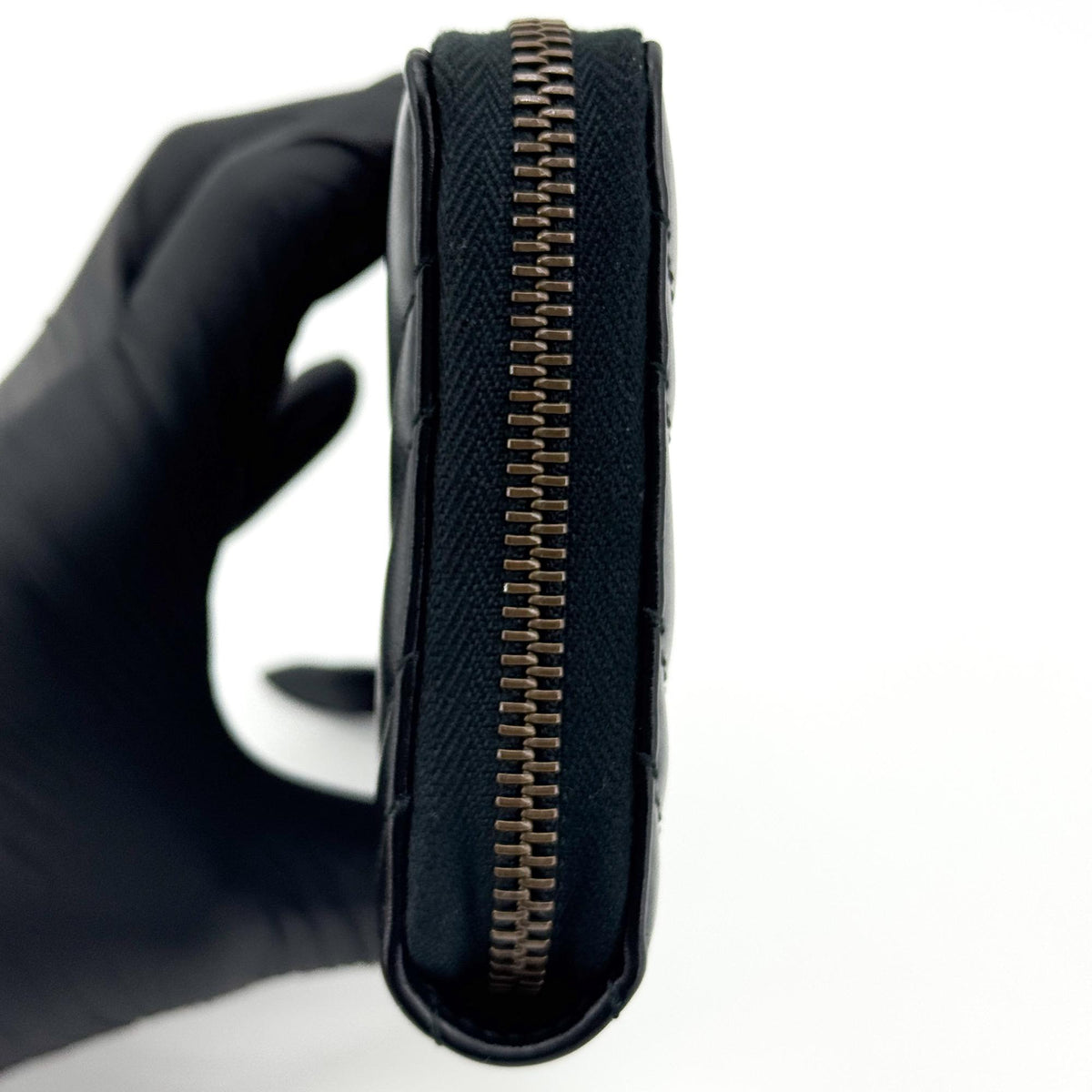 Gucci GG Marmont Zipper Around Long Wallet Black