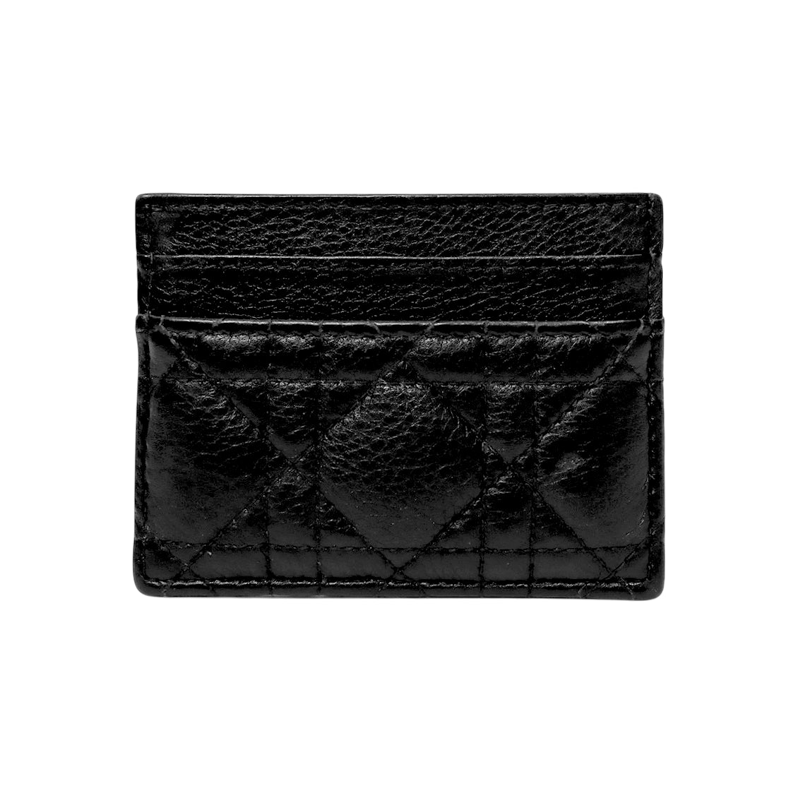 Dior Black Caro Card Holder Wallet