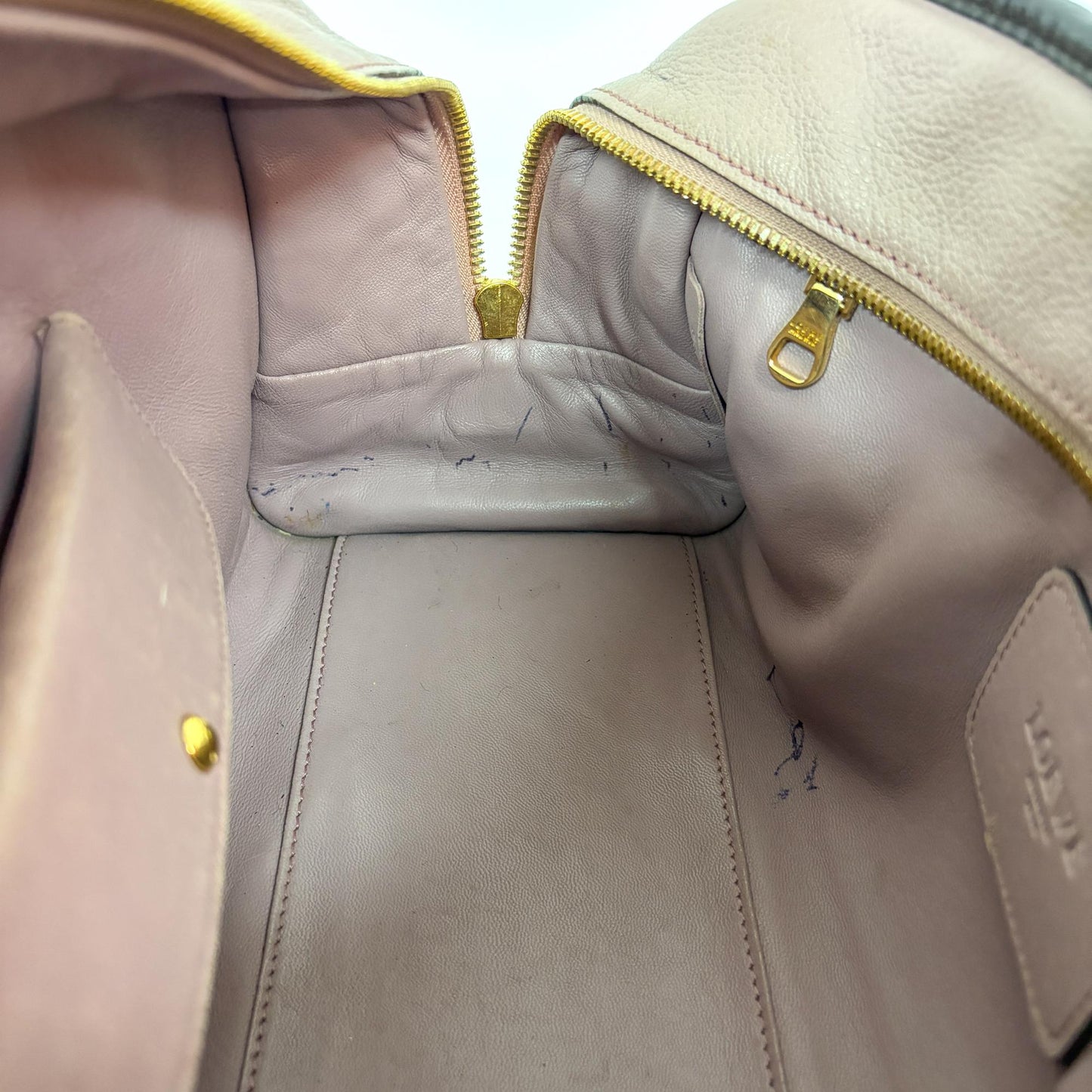 Loewe Amazona 28 Pink Cream Dark Brown