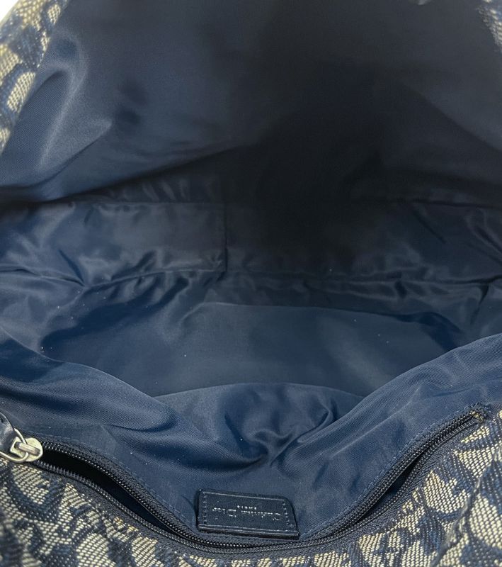 Dior Oblique CD Logo Flap Shoulder Bag