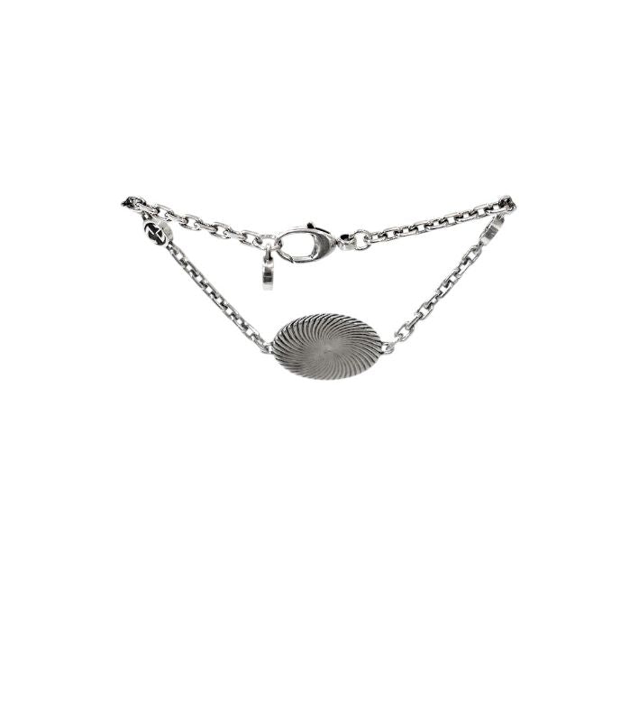 Gucci Round Double G Silver Bracelet