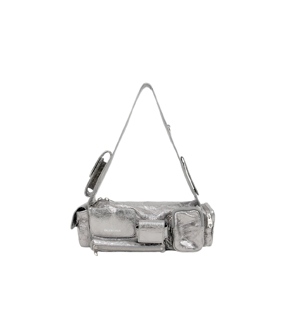 Balenciaga Silver Super Vigi XS