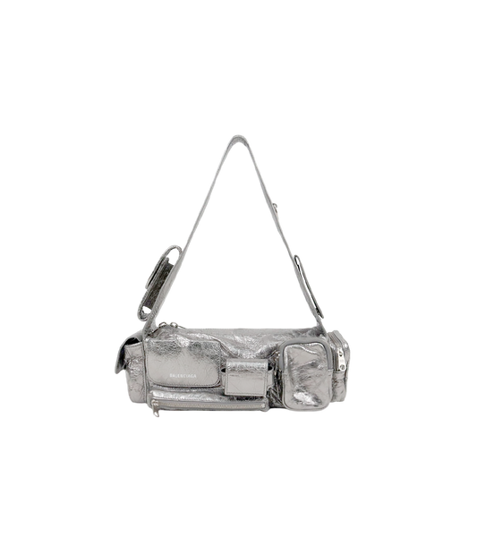 Balenciaga Silver Super Vigi XS