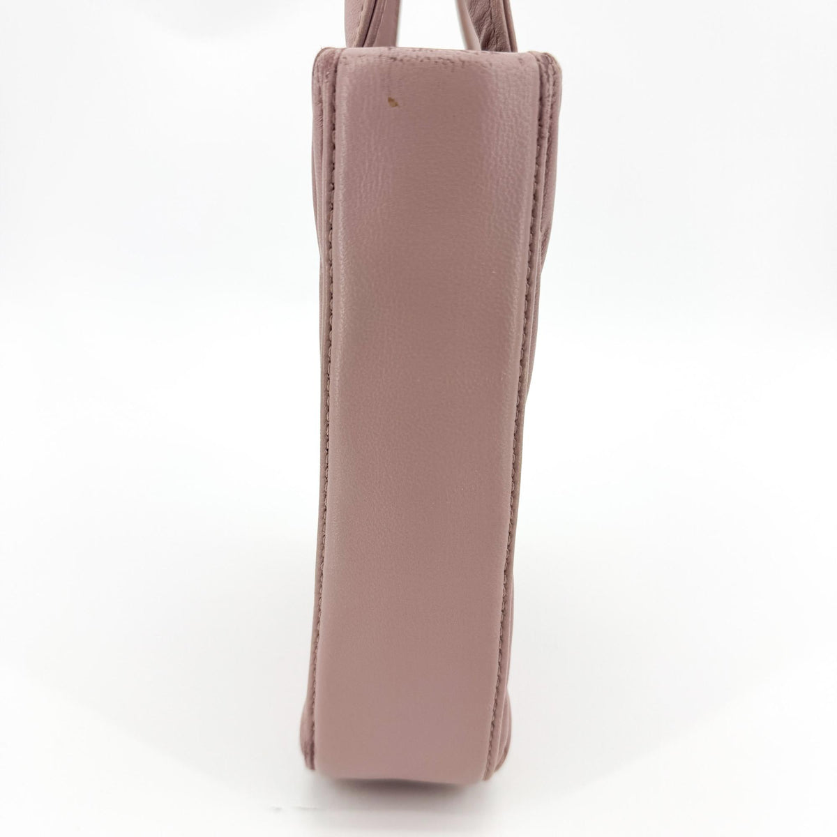 Miu Miu Matelassé Napa Leather Mini Tote Bag Opal Pink