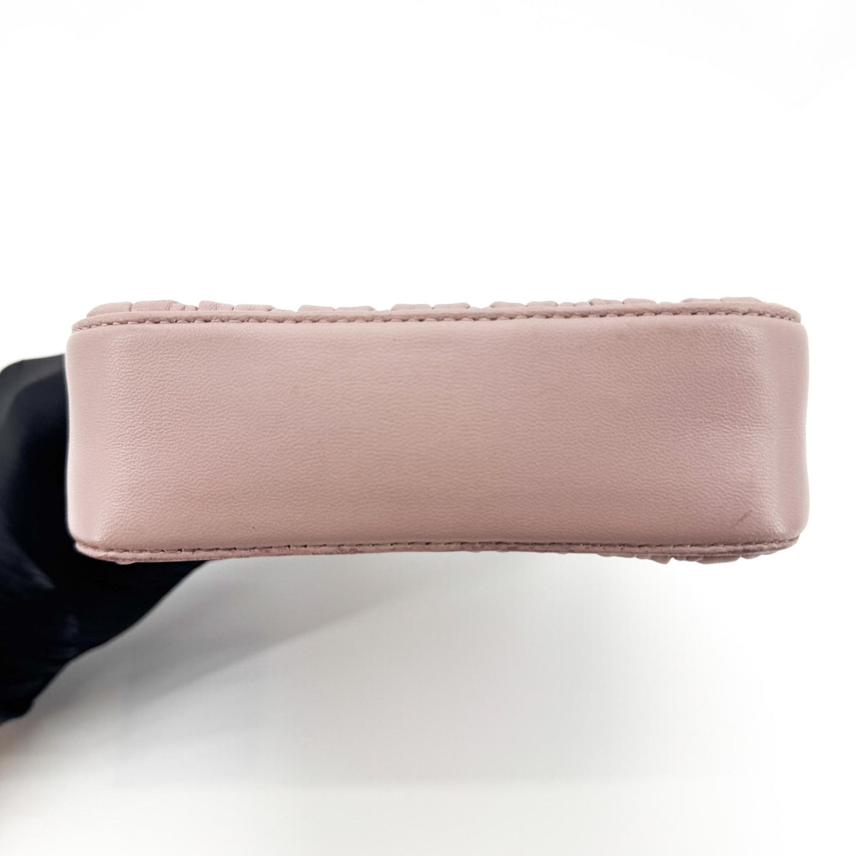 Miu Miu Matelassé Napa Leather Mini Tote Bag Opal Pink