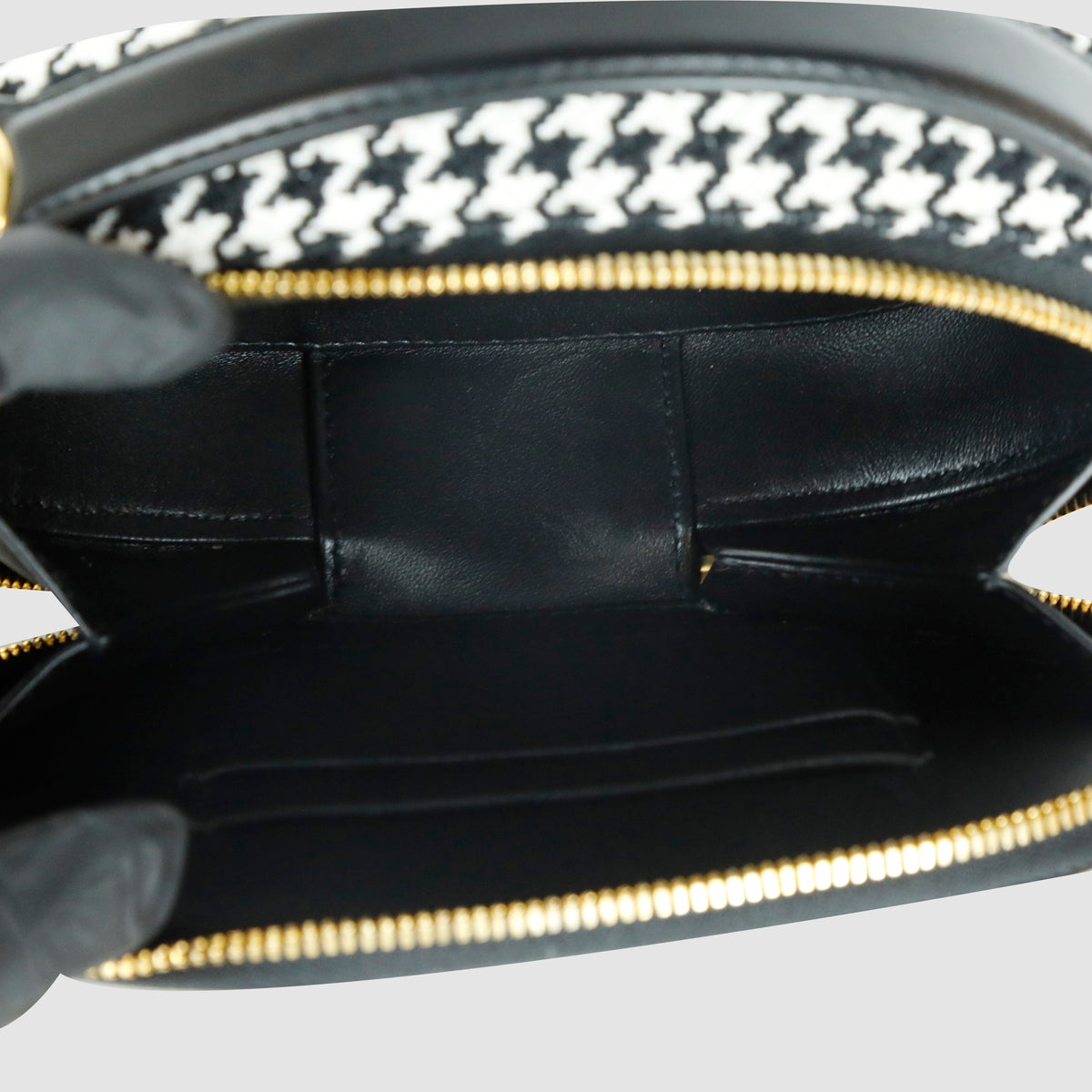Houndstooth CD Signature Oval Camera Crossbody Bag S2201U