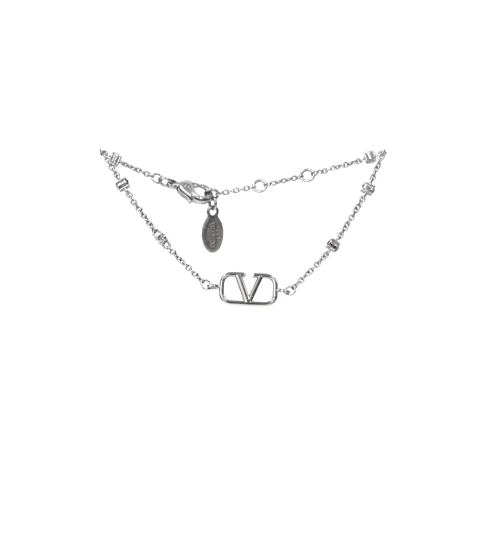 Valentino Cubic Garavani Silver Bracelet