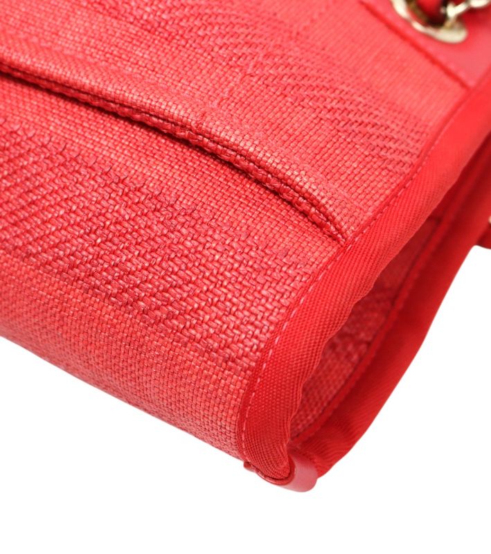 Chanel Red Deauville Bag
